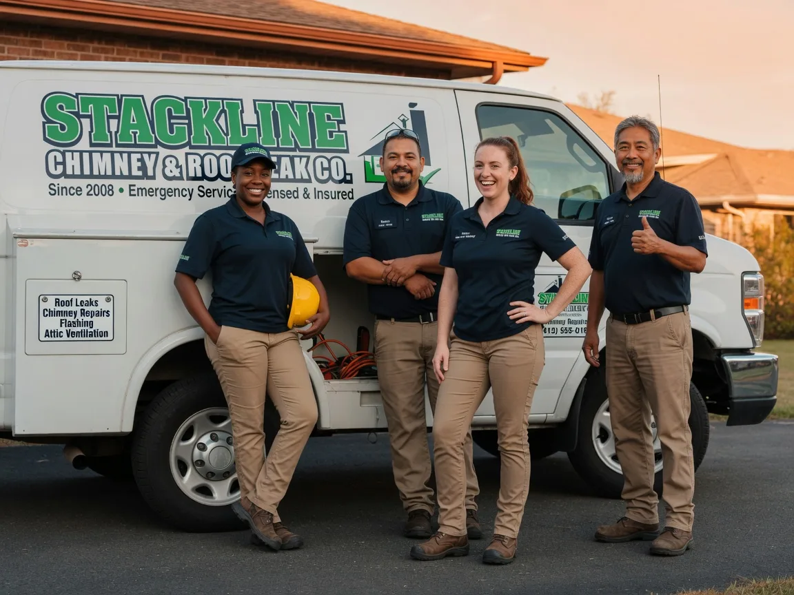 Chimney flashing repair company in Seneca, OR